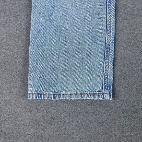 Vintage Levis 501 Jeans Mens 36x32 Blue Light Wash Button Fly made in USA - Picture 9 of 16
